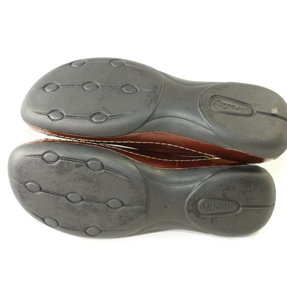Wolky Size 10 M Brown Leather Sandals Mens B3B16